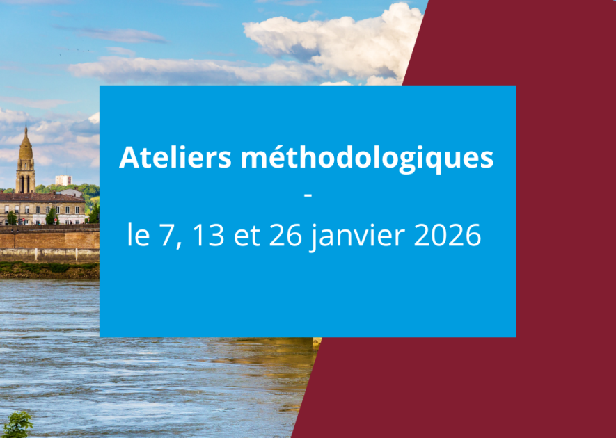 Le 7, 13 et 26 janvier 2026 - ateliers méthodologique :: CeDS